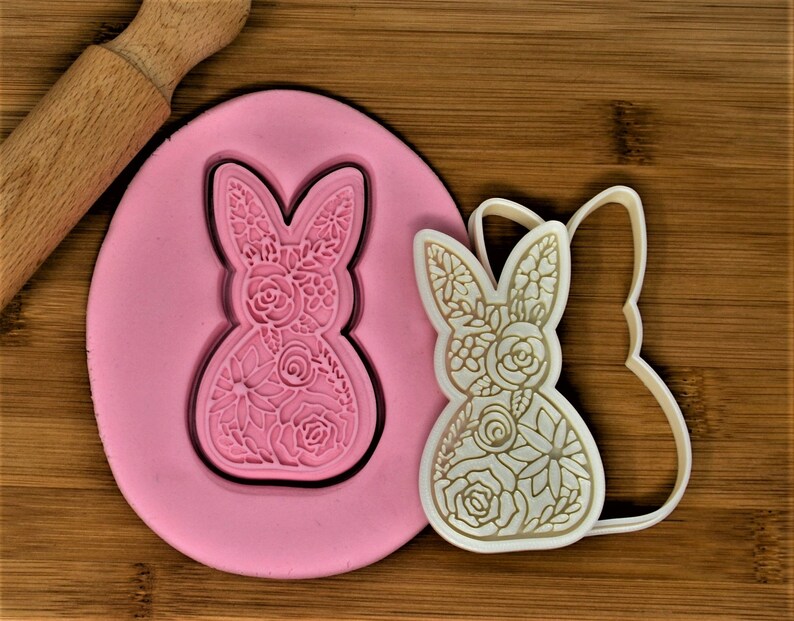 Easter Bunny Cookie Cutter Stamp/debosser Etsy