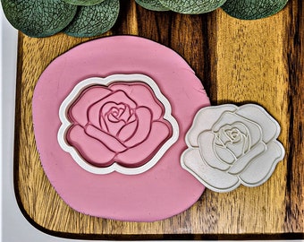 Rose Cookie Cutter + Stamp