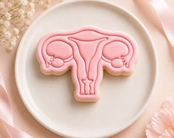Uterus Cookie Cutter + Stamp