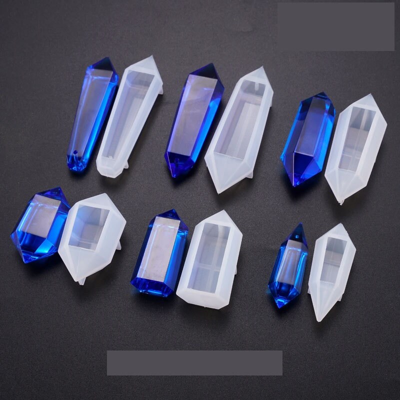 Resin Epoxy Molds 3D Pendulum Crystal Molds for Resin,silicone Molds for  Resin Casting,multi-facet Gemstone Resin Jewelry Molds 