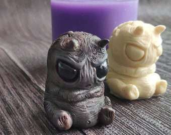 Angry monster Silicone Mold for resin cartoon monster mold Cake mold Chocolate Mould epoxy mold baking mold decoration mold
