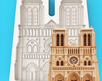 Notre-Dame Cathedral,Cathedral mold,Notre-Dame mold,Notre-Dame,Notre-Dame diymold,Cathedral silicone mold
