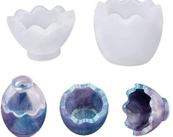 DIY Crystal Epoxy Mold Storage Box Mold Jewelry Box Egg Storage Box Decoration