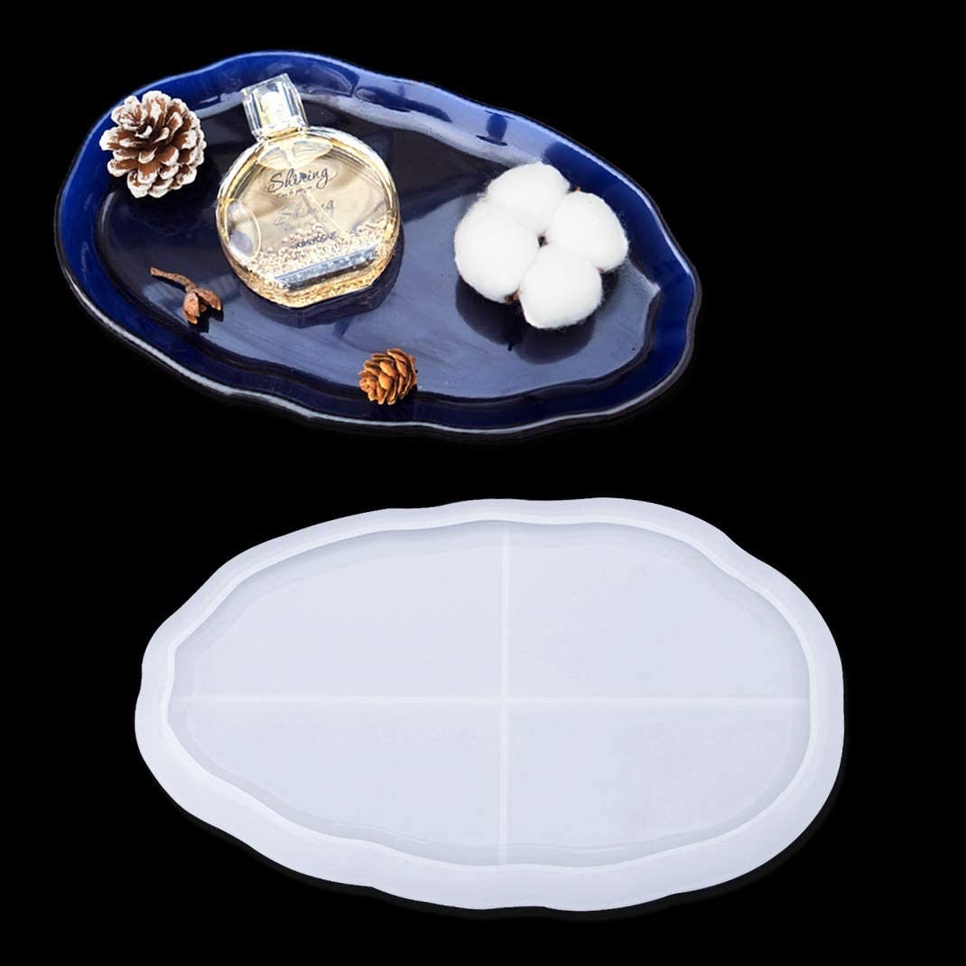 Big Irregular Cup Tray Silicone Mold Epoxy Resin Mold Coaster