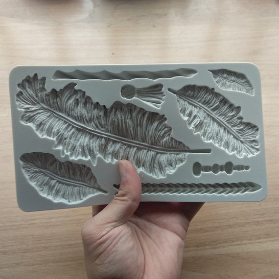 Feather chocolate mold cheap