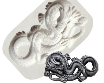 3D Chinese Dragon Series Shape Silicone Mold Fondant Cake Mold Chocolate Fudge Tool 2020