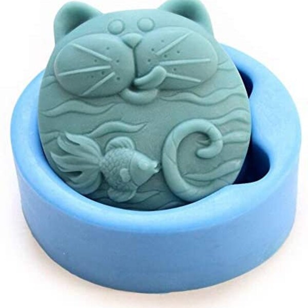 Cat Soap Mold Etsy