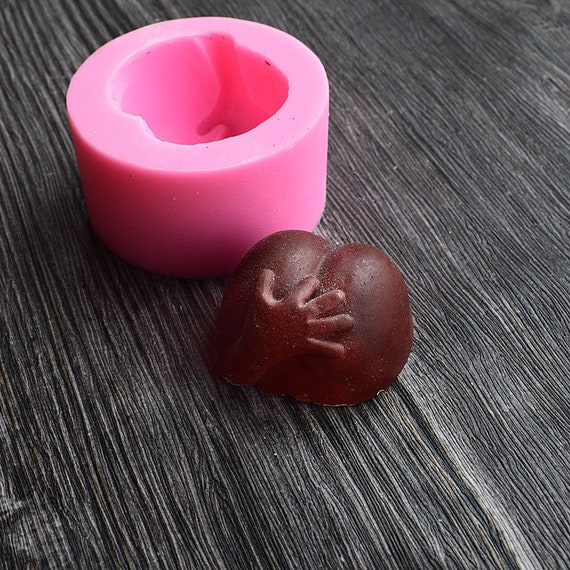 3D Ass Cake Silicone Mold Fondant Candy Chocolate Clay Mould