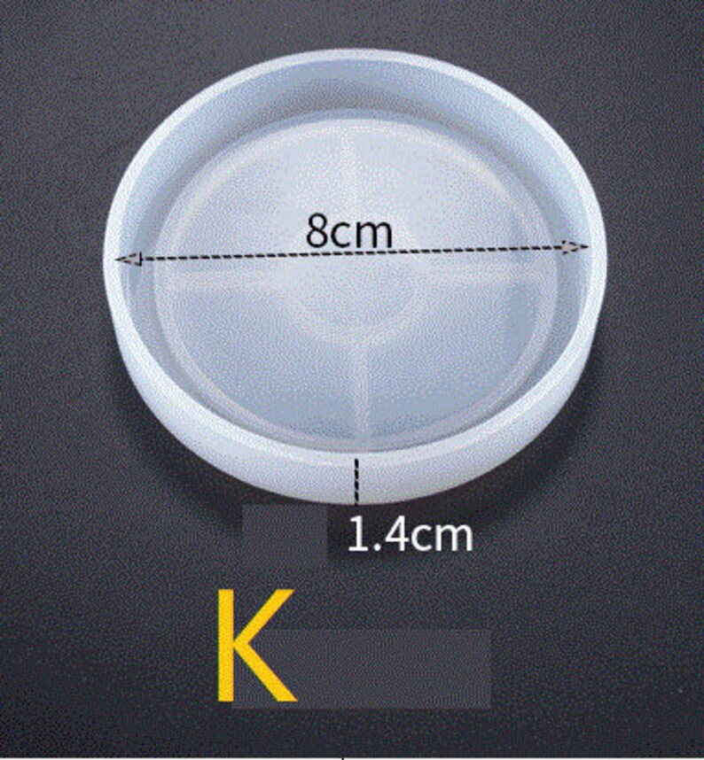 Silicone mold for resin Flower pot Base Tea Coaster Crystal Epoxy DIY Mold baking mold