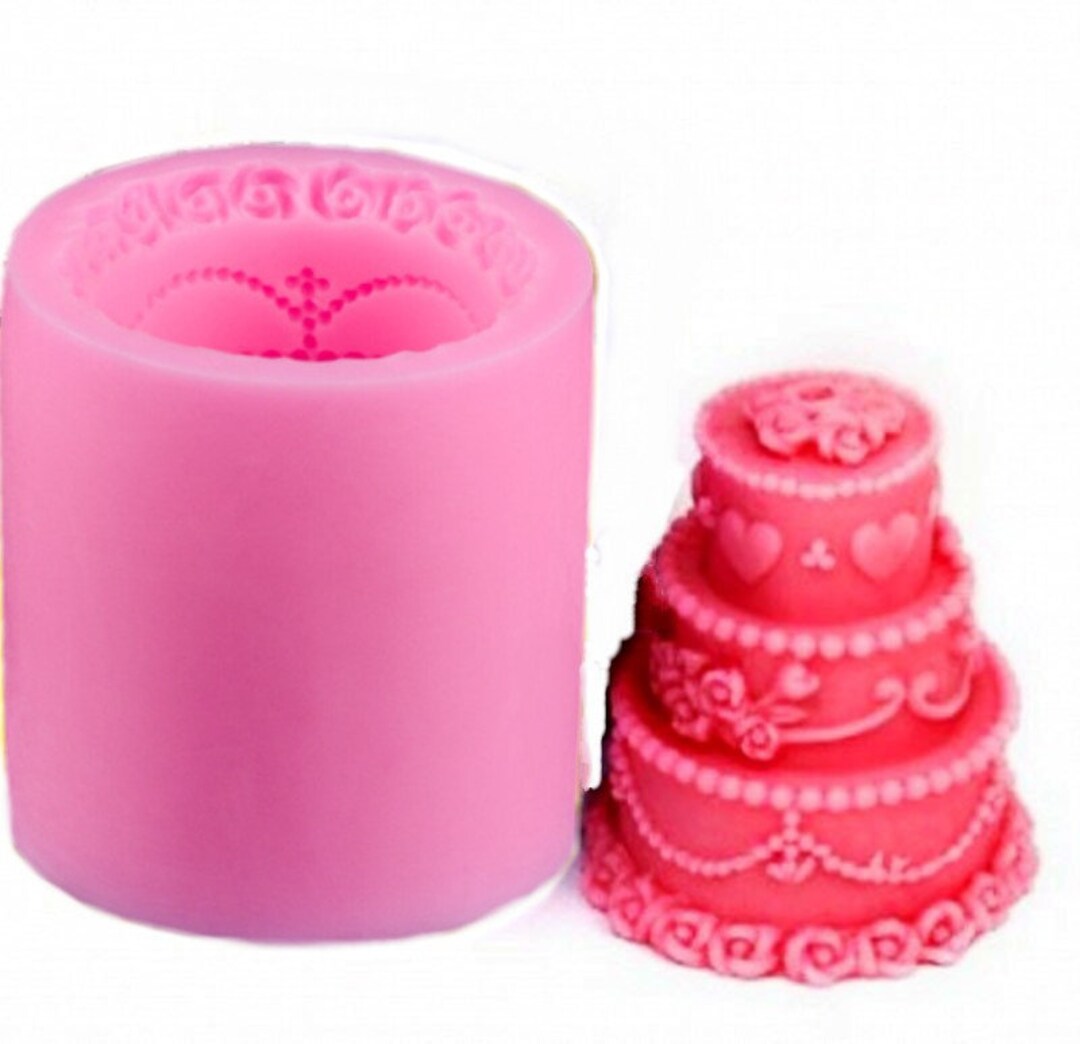 3 Tier Wedding Cake Soap Mold Moule en silicone Birthday Cake Etsy France