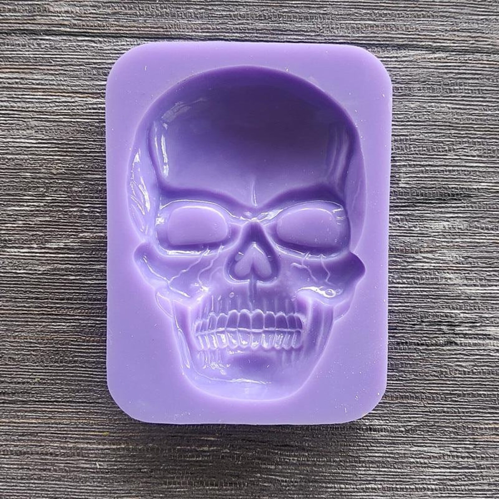 3D Large Halloween Skull Chocolate Silicone Mold for Resin - Etsy
