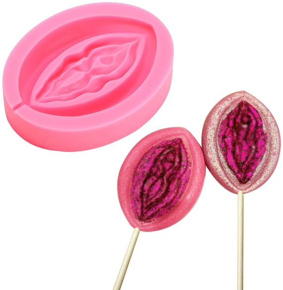 DIY Novelty Cake Lollipop Molds Women Genital Shape Silicone Mold Cake  Fondant Chocolate Baking Mold 