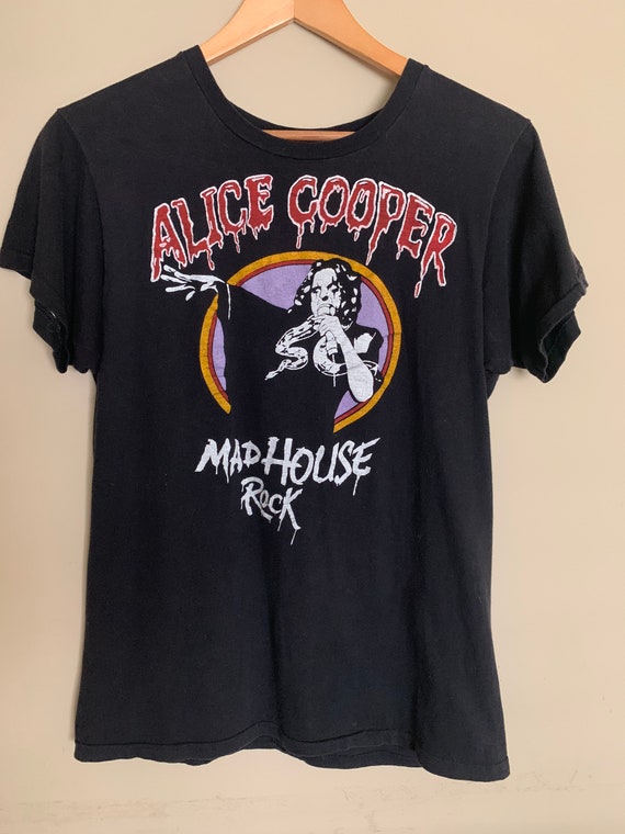 Original 1979 Alice Cooper Mad House Rock Tour Shi