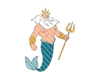 King Triton Crown Template from i.etsystatic.com