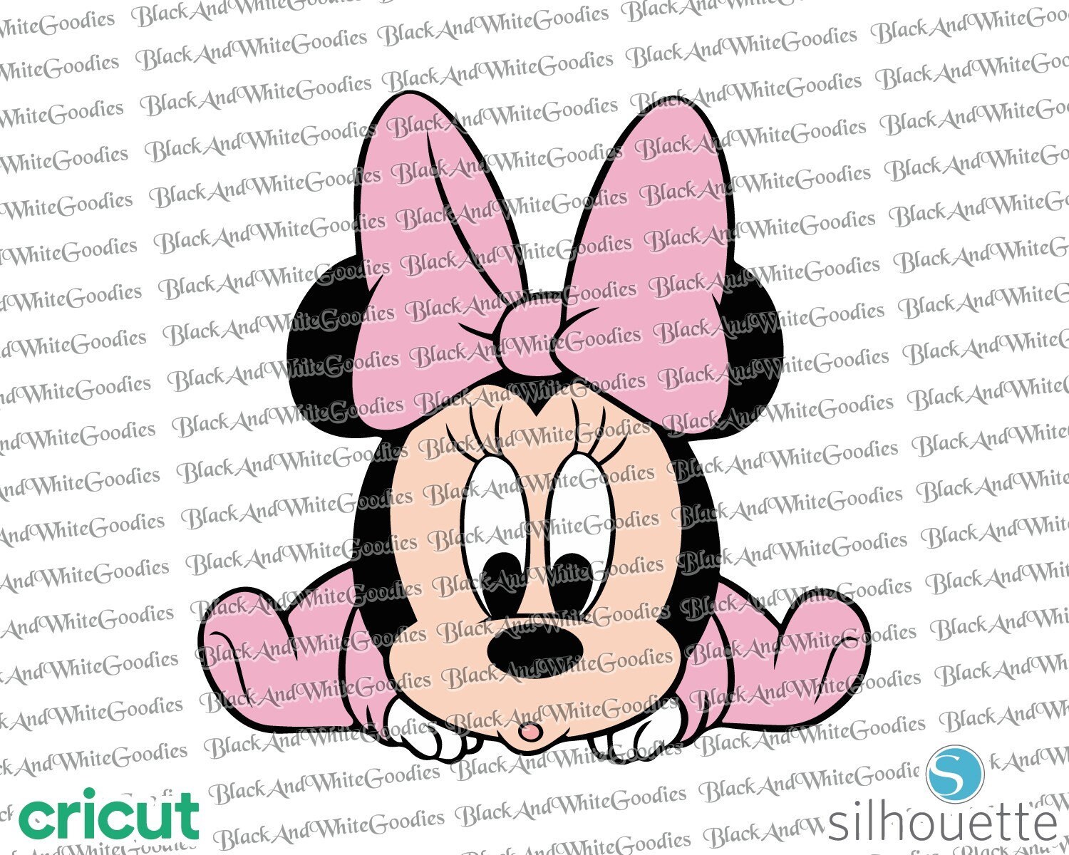 Disney Baby Minnie Mouse Gucci Bundle SVG Digital File