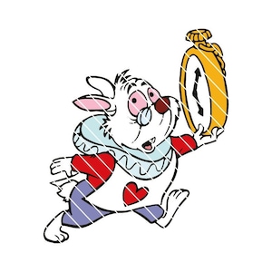 alice au pays des merveilles svg, lapin blanc svg, alice au pays des merveilles cricut, alice au pays des merveilles fichier coupé, alice au pays des merveilles silhouette (1)