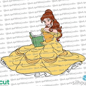 bella y la bestia belle svg, layered svg, cricut, cut file, cutting file, clipart, png, silhouette