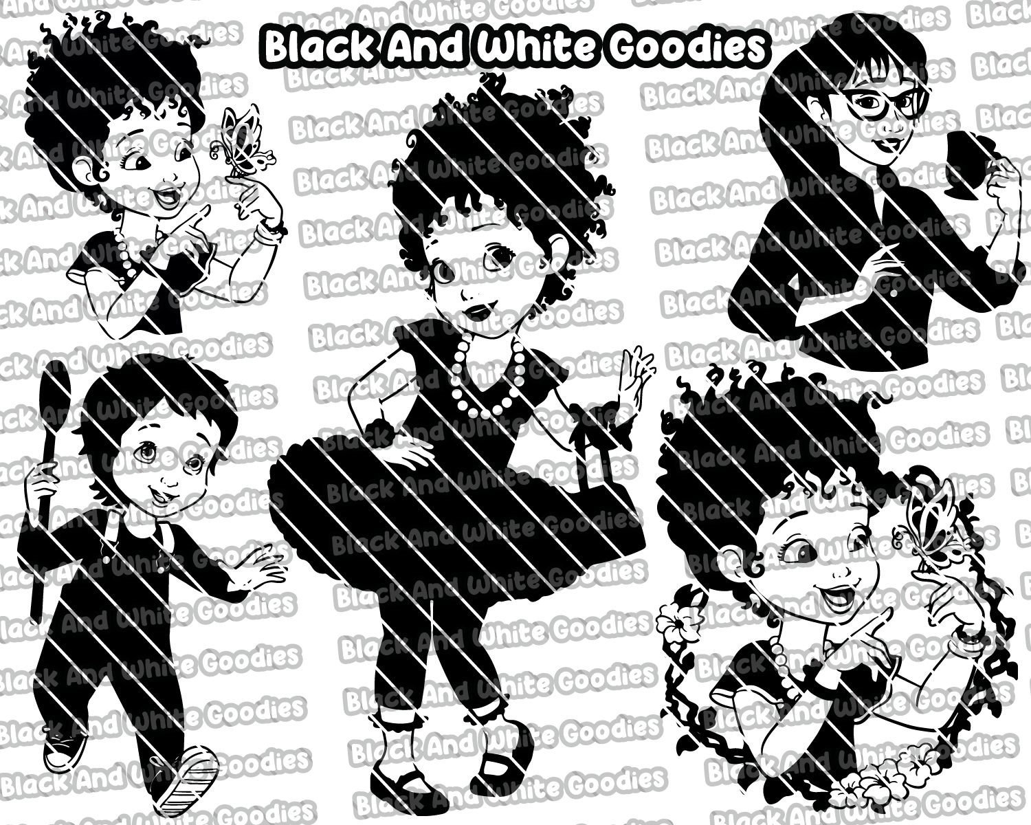 Fancy Nancy Silhouette Fancy Nancy Svg Fancy Nancy Outline Etsy UK