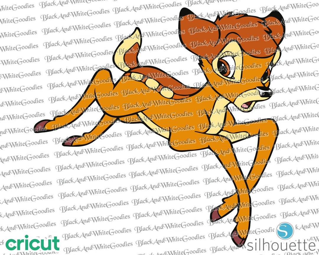 Bambi Svg, Layered Svg, Cricut, Cut File, Cutting File, Clipart, Png ...