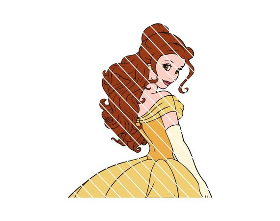 Download Princess Svg Beauty And The Beast Svg Belle Svg Beauty And Etsy