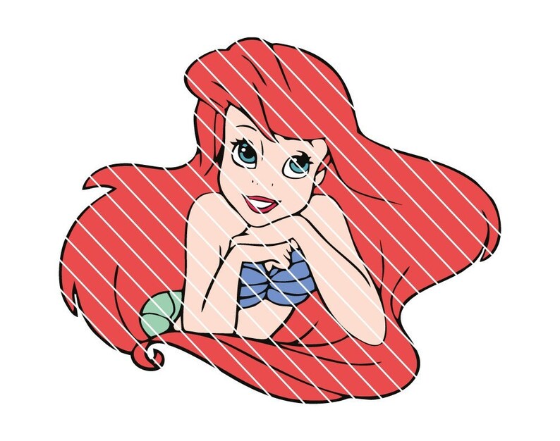 Free Free 90 Mermaid Silhouette Ariel Svg SVG PNG EPS DXF File