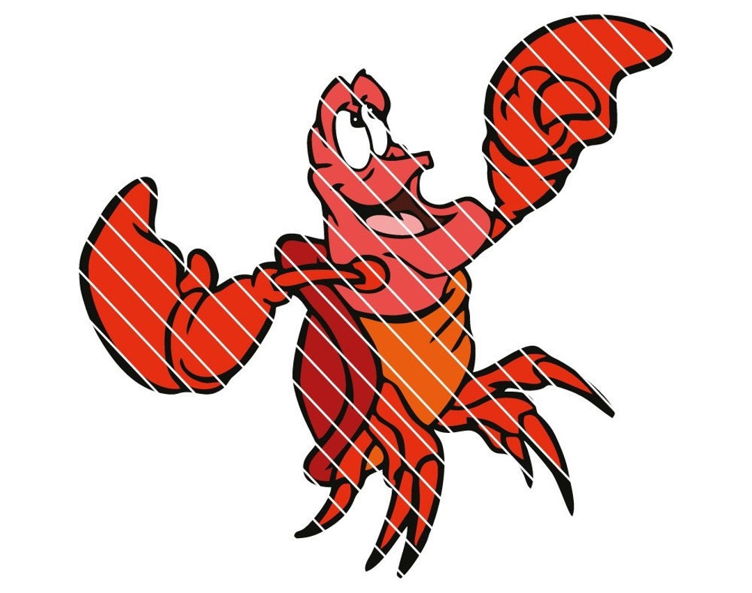 Little Mermaid Svg, Sebastian Svg, Ariel Svg, Little Mermaid Cricut