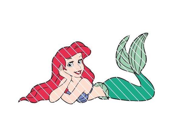 Little Mermaid Svg Ariel Svg Little Mermaid Cricut Little Etsy