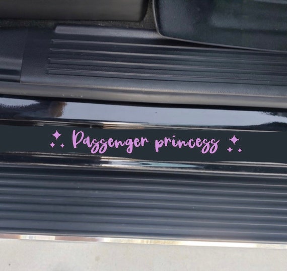 Passenger Princess Decal Car Decal Car Visor Decal 