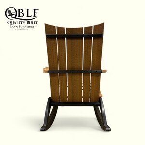 The Richland Rocker is modern, curved seat and back makes for one amazing rocker. Made from recycled high-density polyethylene (HDPE) image 6