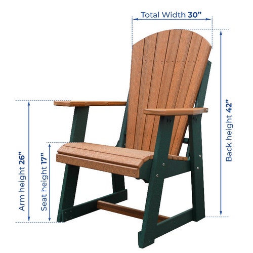 Adirondack Chair in Classic Style. Made From Poly Lumber All Etsy