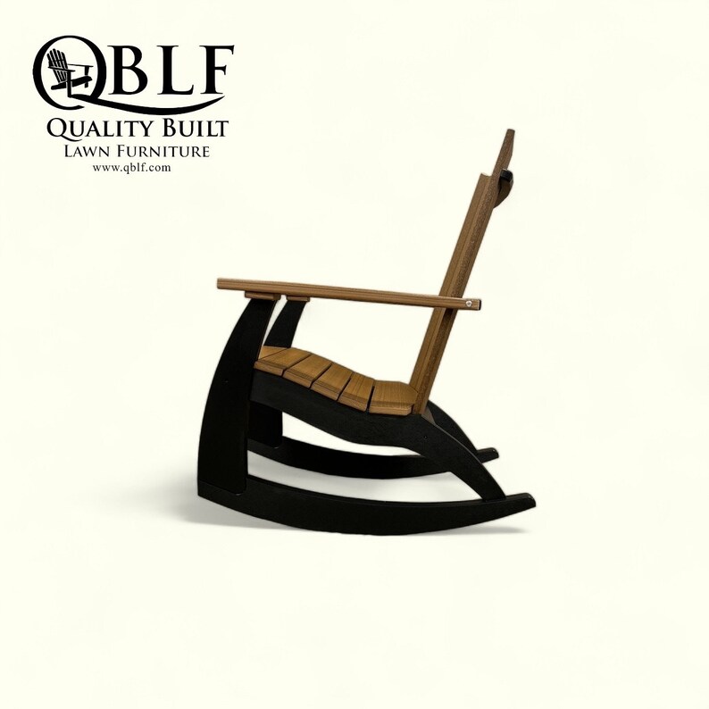 The Richland Rocker is modern, curved seat and back makes for one amazing rocker. Made from recycled high-density polyethylene (HDPE) image 8