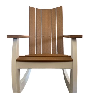 The Richland Rocker is modern, curved seat and back makes for one amazing rocker. Made from recycled high-density polyethylene (HDPE) image 5