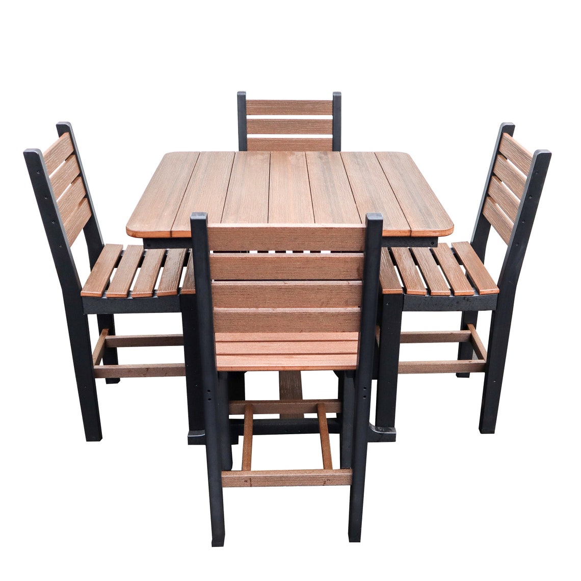 Poly Counter Table Outdoor Poly Counter Table & Chair Set - Etsy