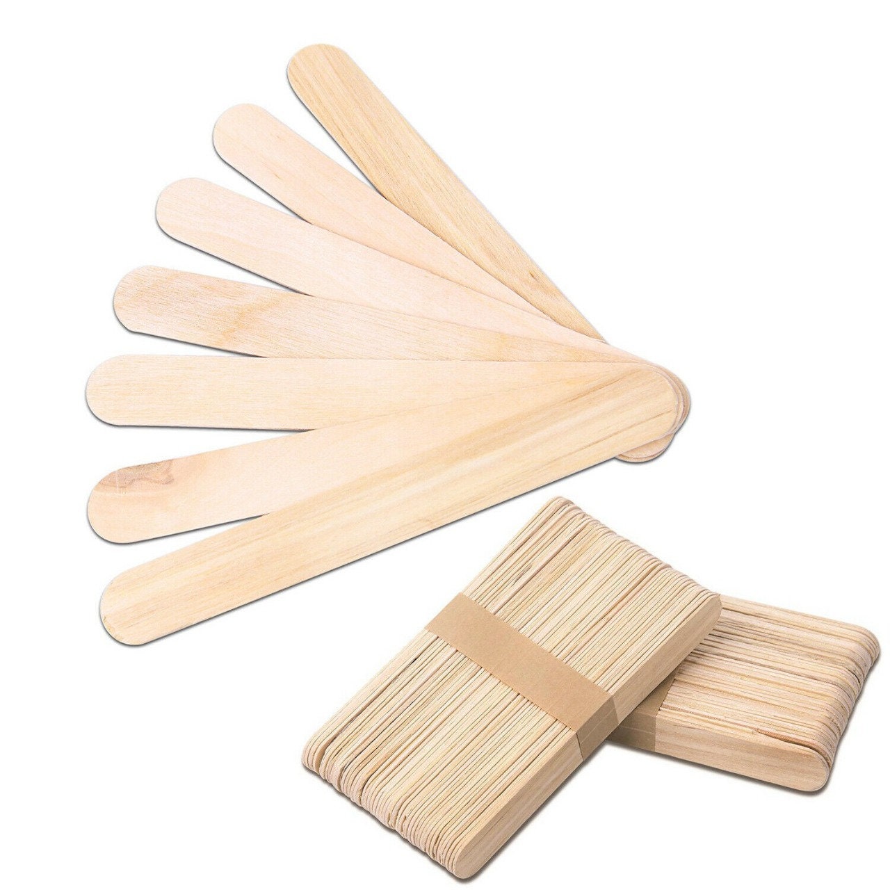Disposable Wax Waxing Hair Removal Wooden Sticks Woman Skin Care Stirrer  Toiletry Kit Waxing Stick Wood Tongue Depressor Spatula
