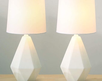 Set Of 2 Table Lamps Etsy