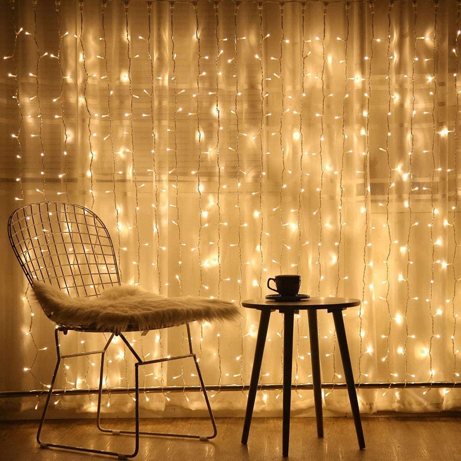 Hanging Window Curtain Lights 9.8 Feet Dimmable and Etsy