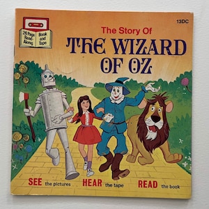 Story of The Wizard of Oz , See Hear Read Book Series, With Original Record, Perfect for Limiting Screen Time during Holiday Travels