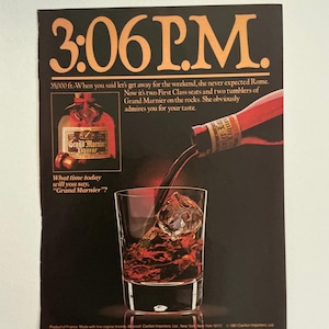 Grand Marnier | 1980s | Vintage Liquor and Beer Ads | Vintage Advertisement