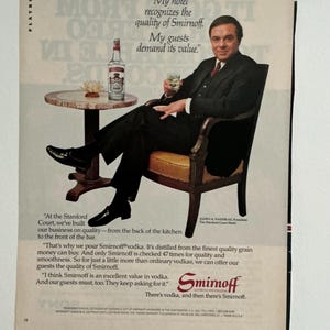 Smirnoff  | 1980s | Vintage Liquor and Beer Ads | Vintage Advertisement