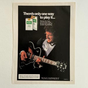 Kool | 1980s  | Vintage Tobacco Ads | Vintage Advertisements | Cigarettes | Gift Ideas