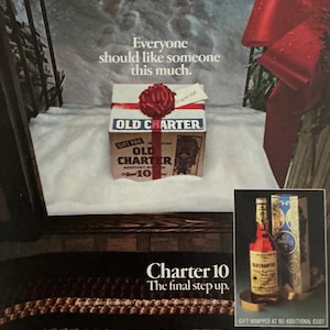 Old Charter | 1980s | Vintage Liquor and Beer Ads | Vintage Advertisement