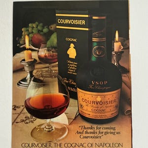 Courvoisier | 1980s | Vintage Liquor and Beer Ads | Vintage Advertisement