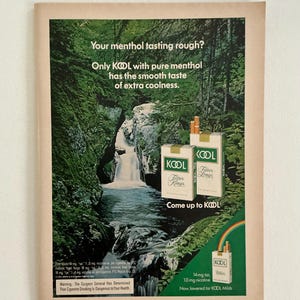 Kool | 1960s  | Vintage Tobacco Ads | Vintage Advertisements | Cigarettes | Gift Ideas
