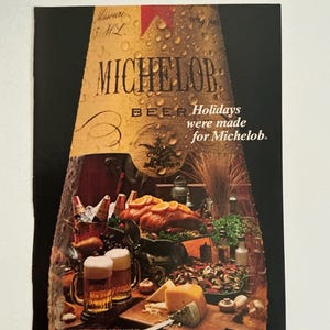 Michelob | 1980s | Vintage Liquor and Beer Ads | Vintage Advertisement