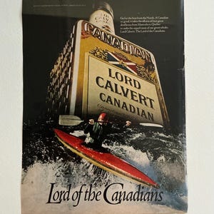 Lord Calvert | 1980s | Vintage Liquor and Beer Ads | Vintage Advertisement