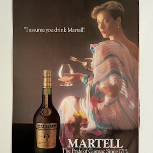 Martell | 1980s | Vintage Liquor and Beer Ads | Vintage Advertisement