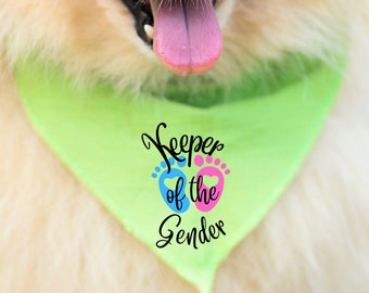 Bandana para cachorro com anúncio de gravidez, guardião do gênero, bandana para cachorro reveladora de gênero sobre a coleira, anúncio de bebê, novo bebê está chegando