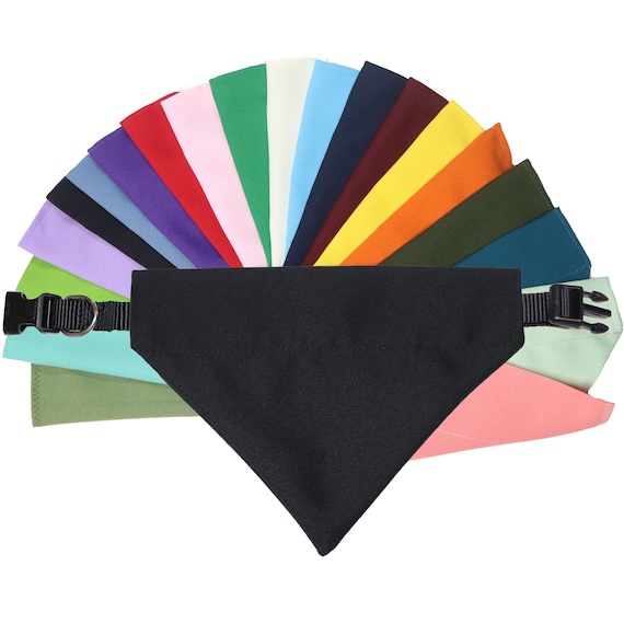 Plain dog bandanas wholesale deals