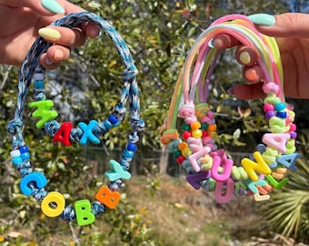 Pastel Easter custom name dog necklace, adjustable paracord pet collar, personalized puppy & cat collar XS–XXL, small medium and large dogs