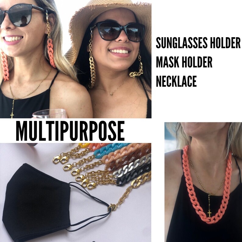 Personalize Face Mask Chain Mask Lanyard Mask Chain Holder Etsy